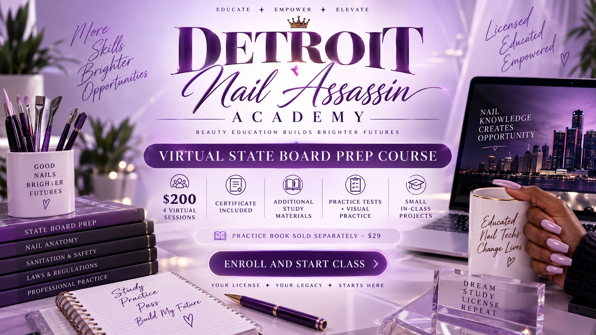 State Board Manicurist Examination Prep Course