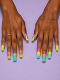 The "Zest & Zen" Abstract | Luxury Deluxe Ready-to-Ship Press-On Set