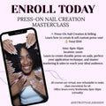 [Virtual] Masterclass Press-On Nail Creation– Learn to Design, Build & Profit from Custom Nails
